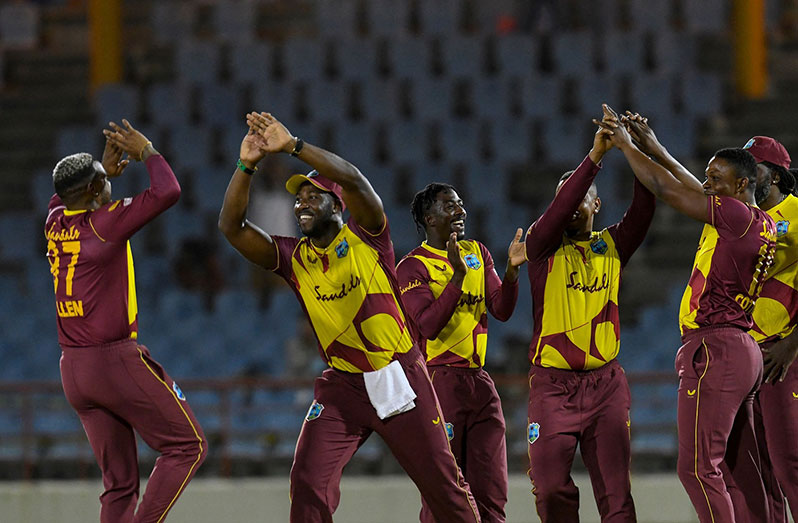 West Indies are one win away from winning the five-match Twenty20 International series against Australia