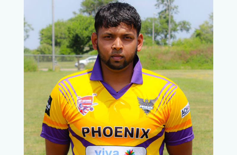 Tejpaul Bishundat scored 114 runs for Phoenix CC.