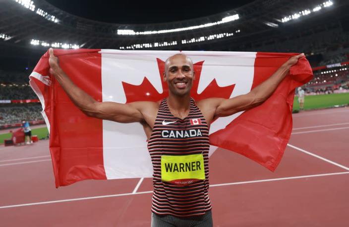 Canada’s Damian Warner took gold with a new Games record score of 9 018 points.