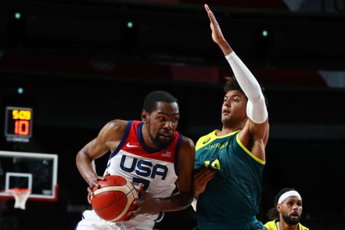 Kevin Durant led the way with 23 points in the USA victory.