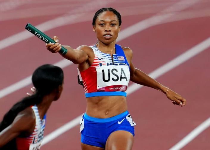Allyson Felix - the most decorated woman in track and field history.
