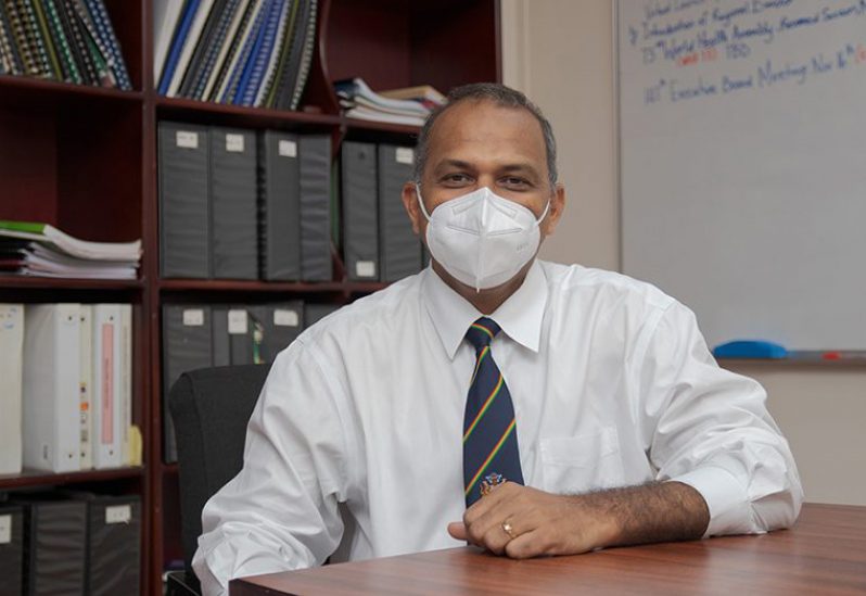 Minister of Health, Dr. Frank Anthony