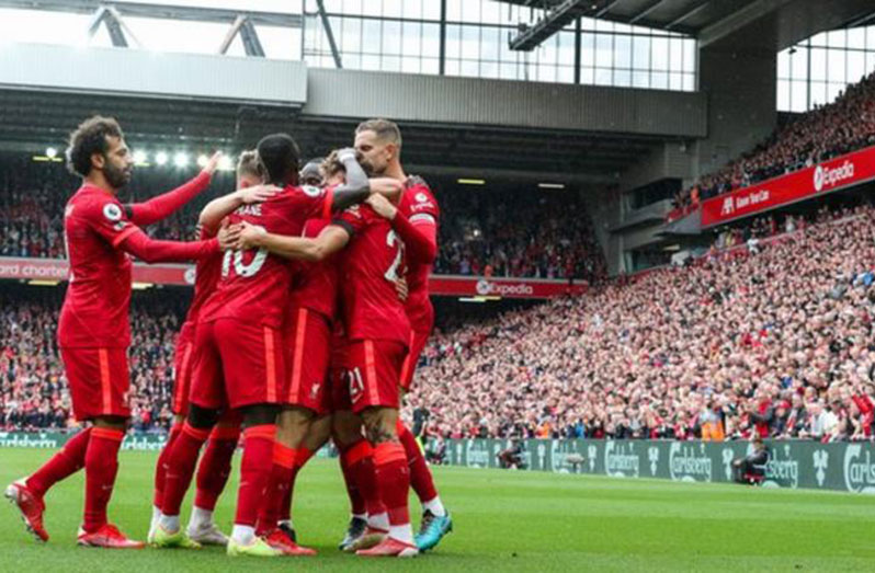 Liverpool played in front of a full house at Anfield for the first time in 528 days.