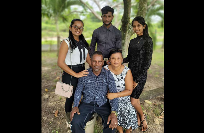 Pastor Yogwati Jairam and her family