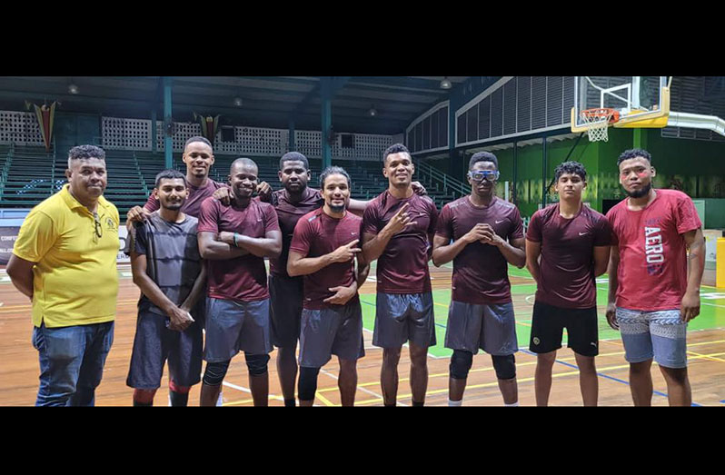 The victorious Castrol Strikers Volleyball team