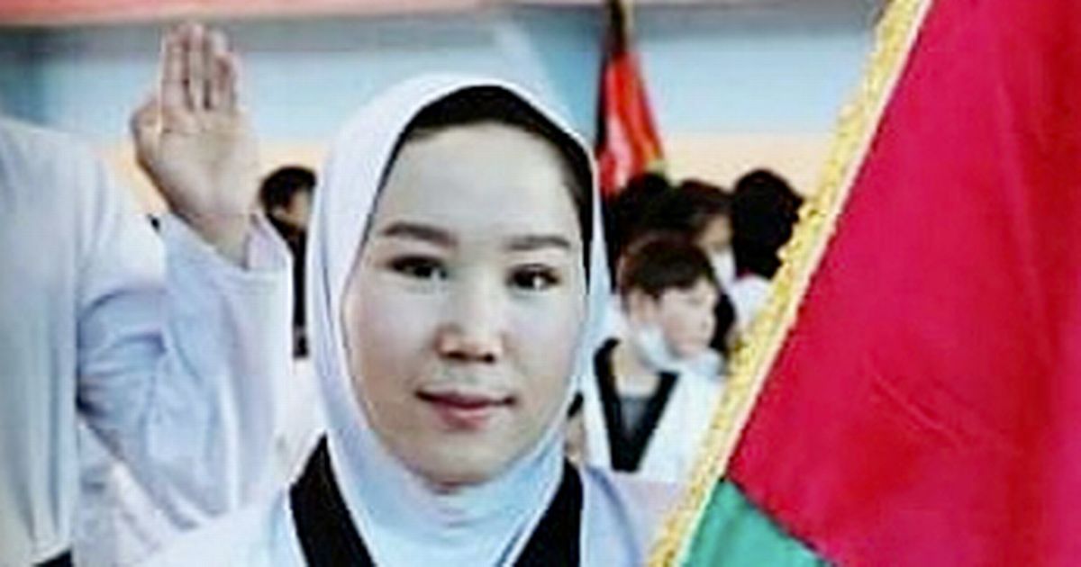 Afghan athelete Zakia Khudadadi