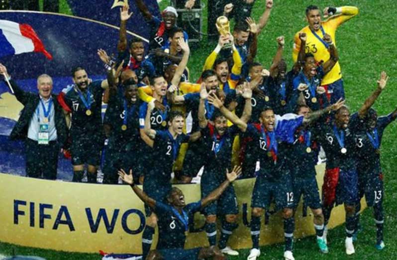 France won the last men's World Cup in Russia in 2018, with the next tournament taking place in Qatar in 2022.
