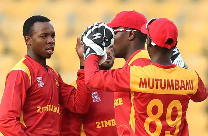 Wellington Masakadza picked up two crucial wickets in the final over  AFP