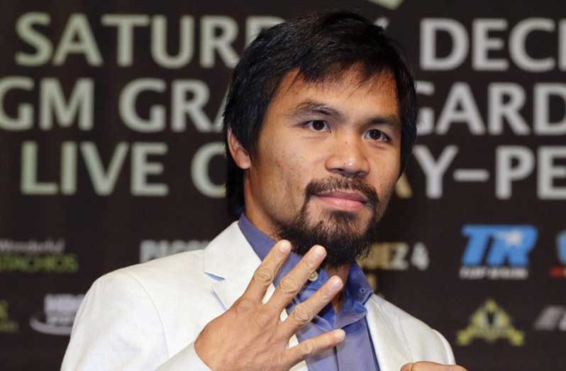 Manny Pacquiao retires with a record of 62 wins, eight defeats and two draws.