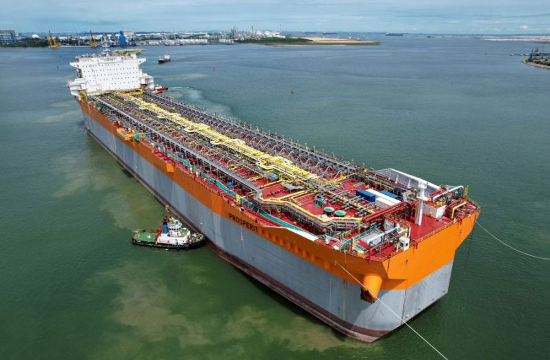 The Prosperity FPSO, which will serve the Payara Development Project, is currently under construction in Singapore