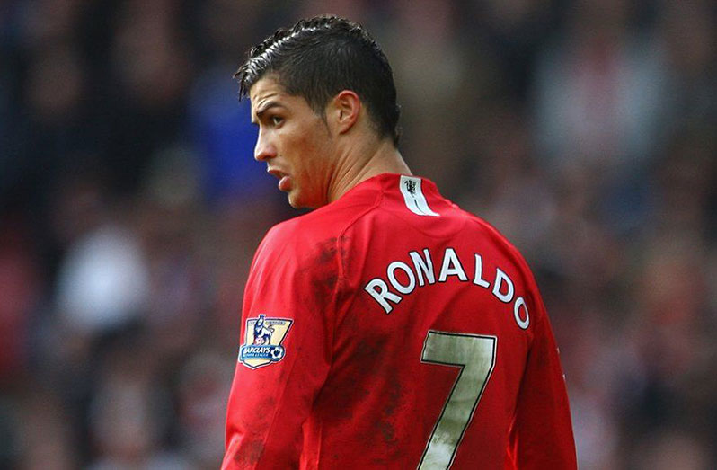 Cristiano Ronaldo has worn the number 7 shirt throughout his career