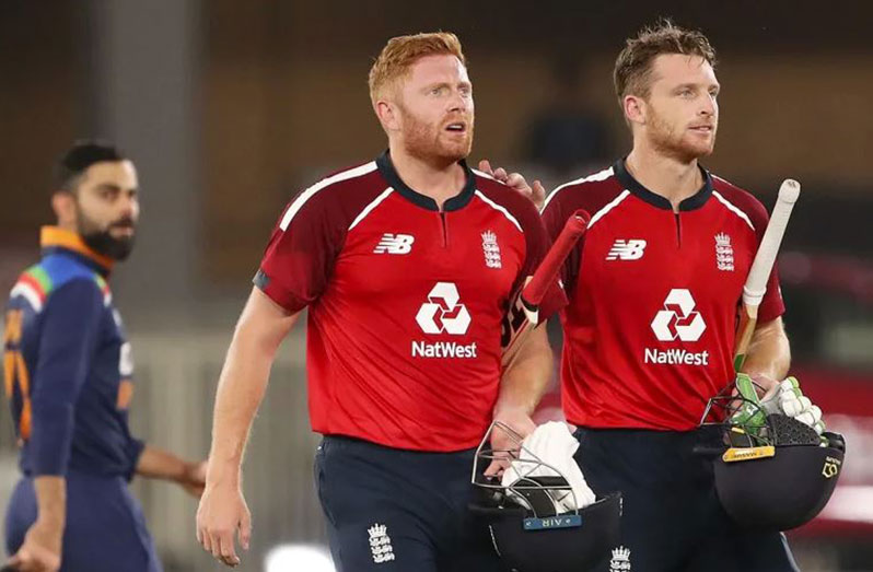 Jonny Bairstow and Jos Buttler are among a number of England players to pull out of the IPL (Getty Images)