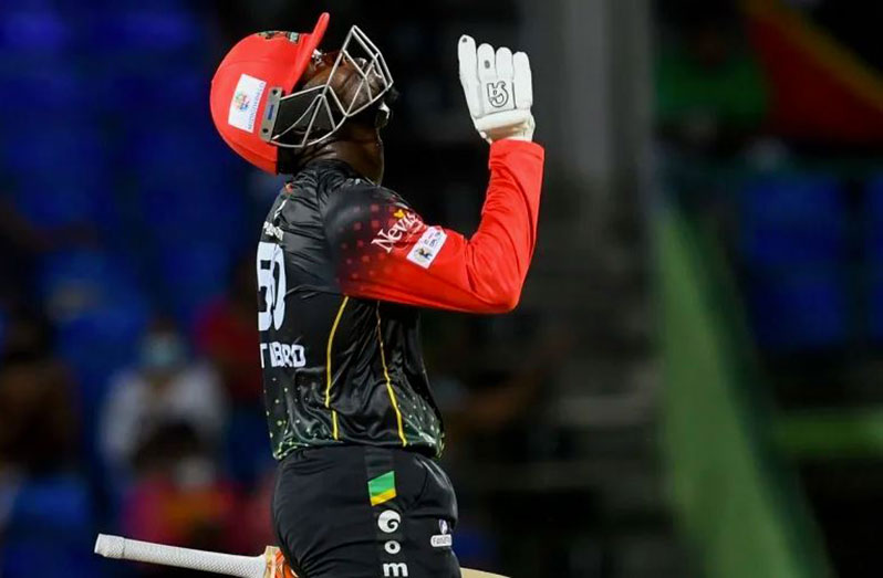 Sherfane Rutherford last played T20 cricket during the CPL earlier this month. (Getty Images)