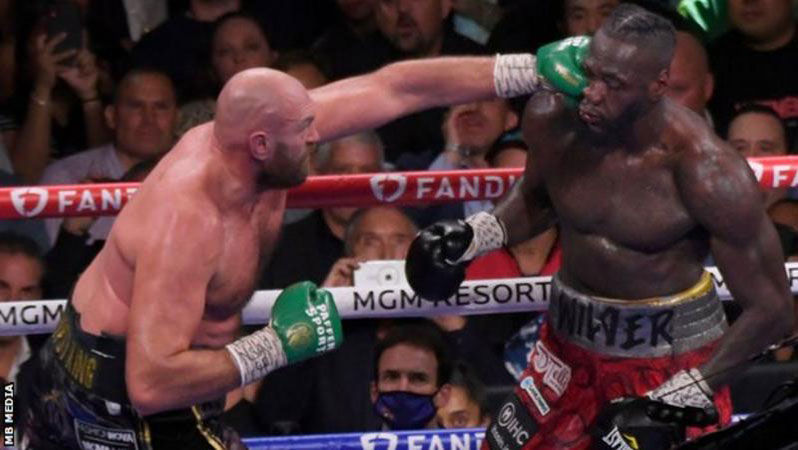 Deontay Wilder has drawn one and lost two of his three fights with Britain's Tyson Fury.
