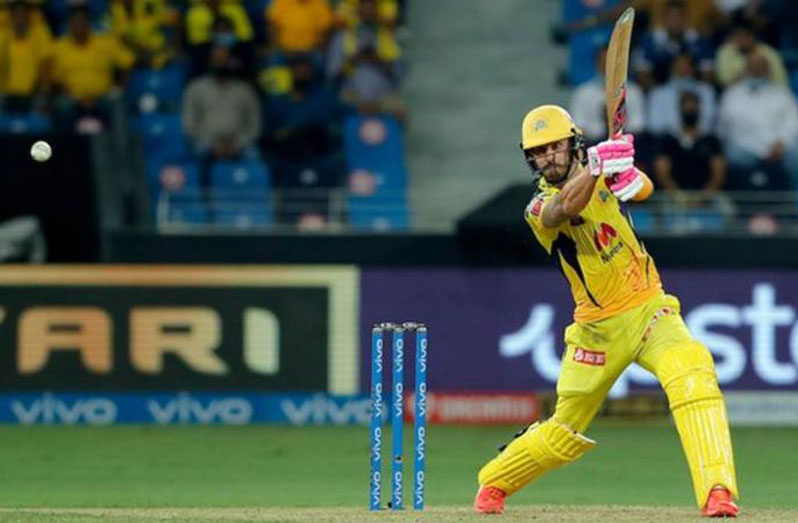 Faf du Plessis hit a match-winning 86 off 59 balls for Chennai Super Kings in the 2021 final