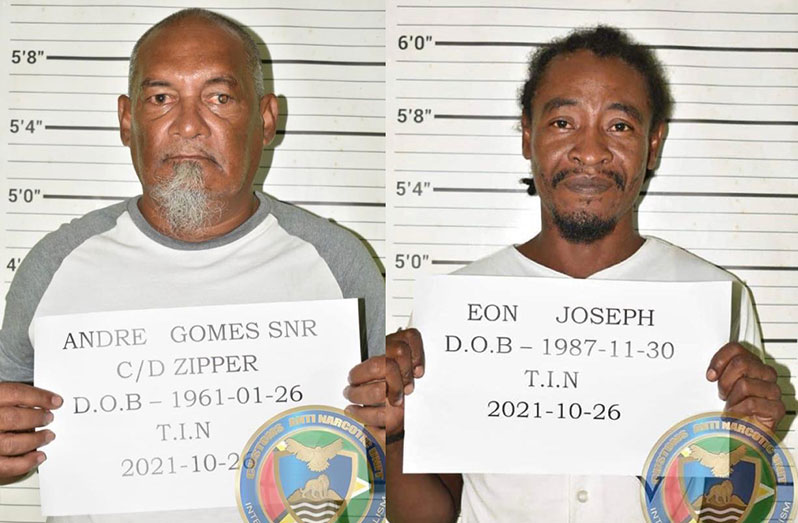 L-R Andre Gomes called ‘Zipper’ and Eon Joseph