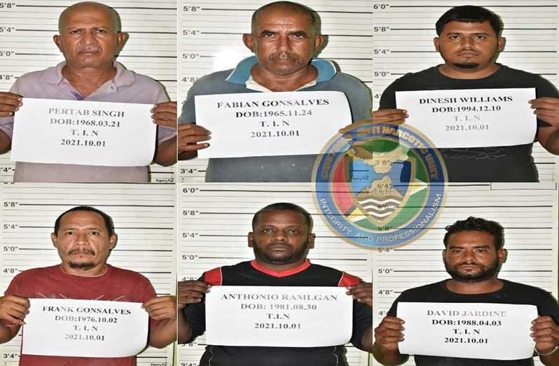 The alleged drug traffickers