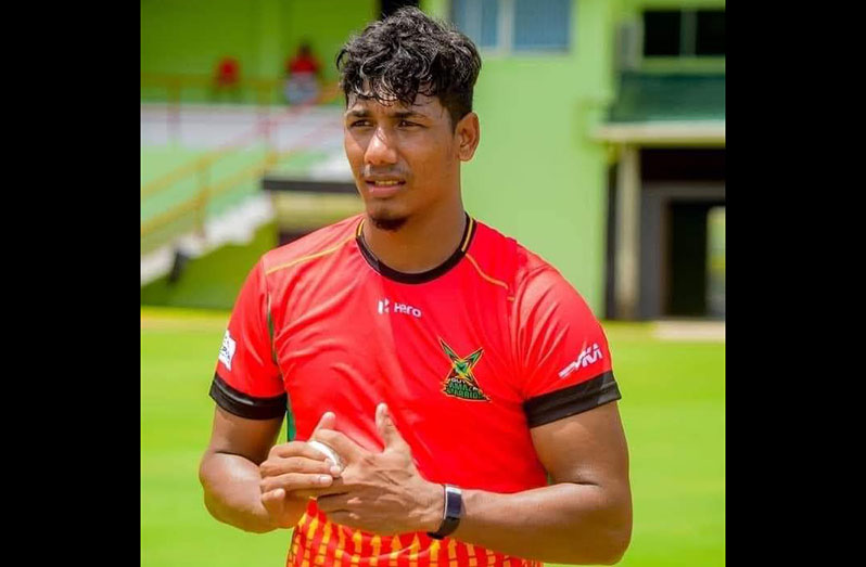 Left-arm spinner Gudakesh Motie