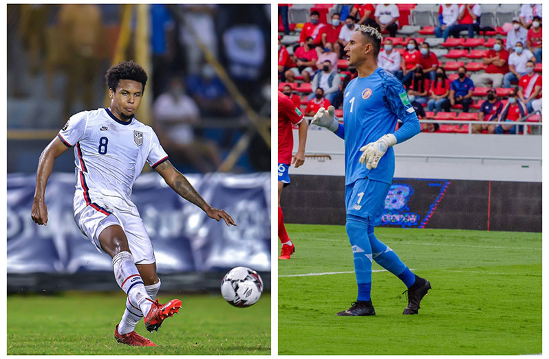 U.S. manager Gregg Berhalter will be able to lean on Weston McKennie (L) and left back Antonee Robinson after they missed the North Americans’ 1-0 loss to Panama on Sunday last. (CONCACAF)