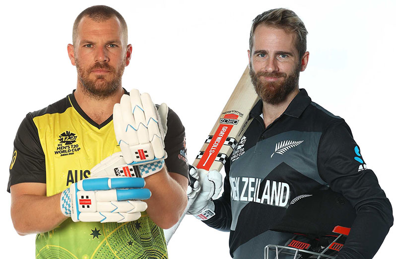 Captains Aaron Finch and Kane Williamson both played in the 2015 50-over World Cup final 
between Australia and New Zealand