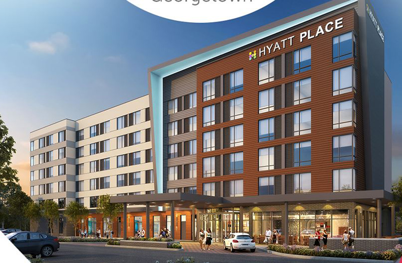 An artist’s impression of what the four-star
Hyatt Place Hotel will look like