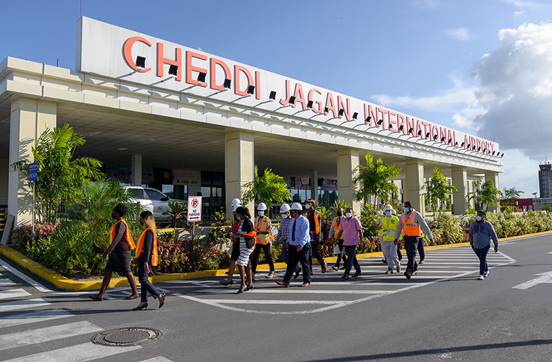 The Cheddi Jagan International Airport at Timehri, East Bank Demerara (Delano Williams photo)