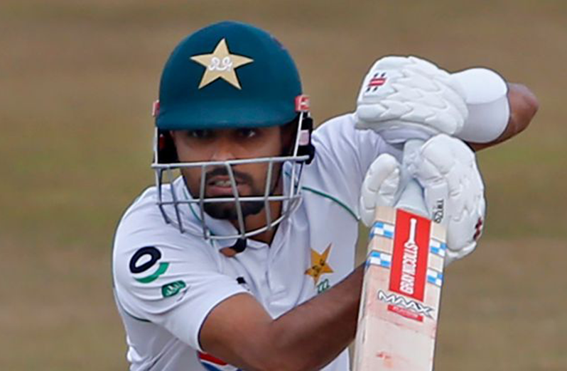 Pakistan captain Babar Azam registered  his 19th Test half-century