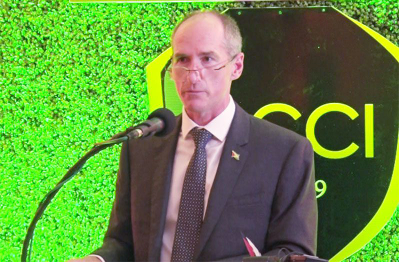 President of ExxonMobil Guyana, Alistair Routledge