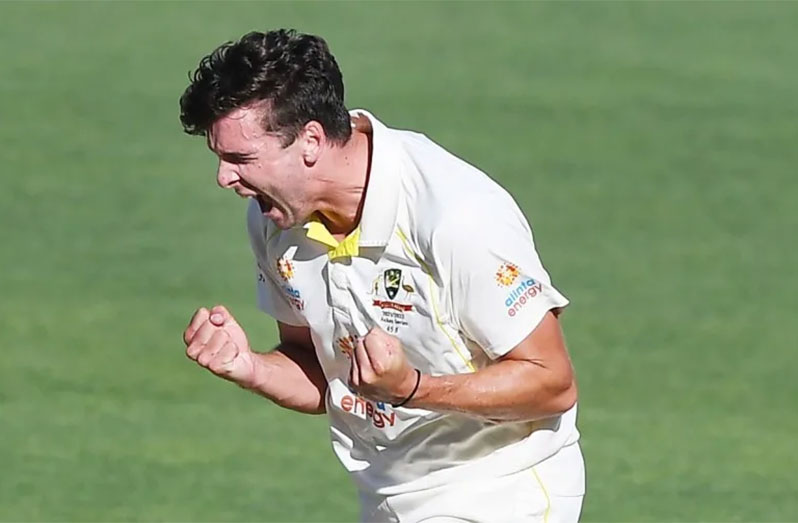 Jhye Richardson picked up his first five-wicket haul in Test cricket  (AFP/Getty Images