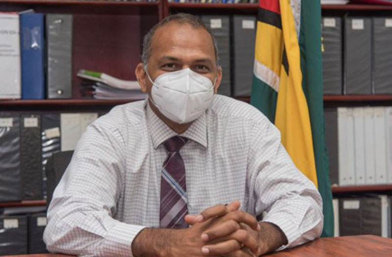 Health Minister, Dr Frank Anthony, during Friday’s COVID-19 brief