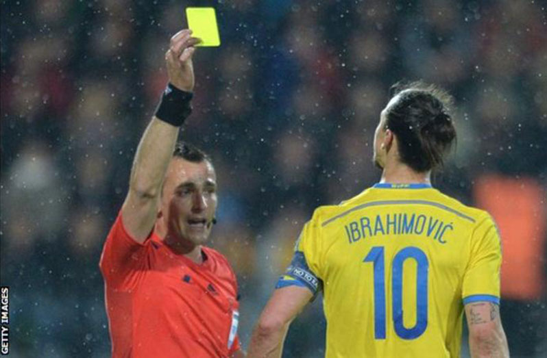 Sweden striker Zlatan Ibrahimovic and Wales midfielder Joe Morrell will still miss out on the World Cup play-offs semi final, having collected two bookings in qualifying matches.