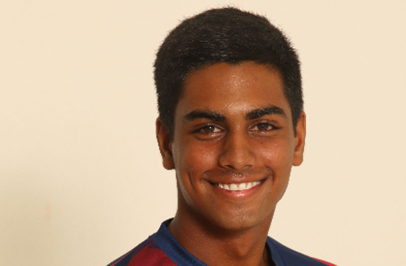 West Indies U-19 opener opener Matthew Nandu.