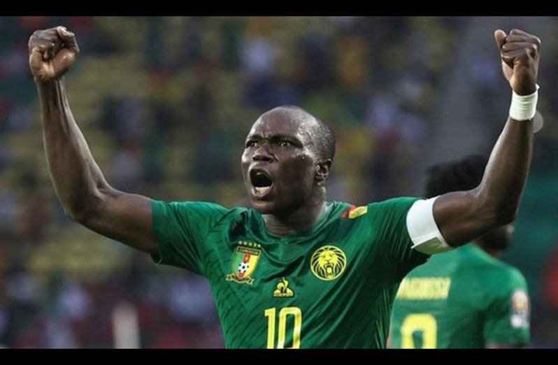 Vincent Aboubakar leads the Nations Cup scoring charts with four goals from his first two games