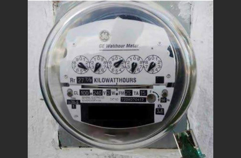 A typical JPS meter (Jamaica Observer photo)