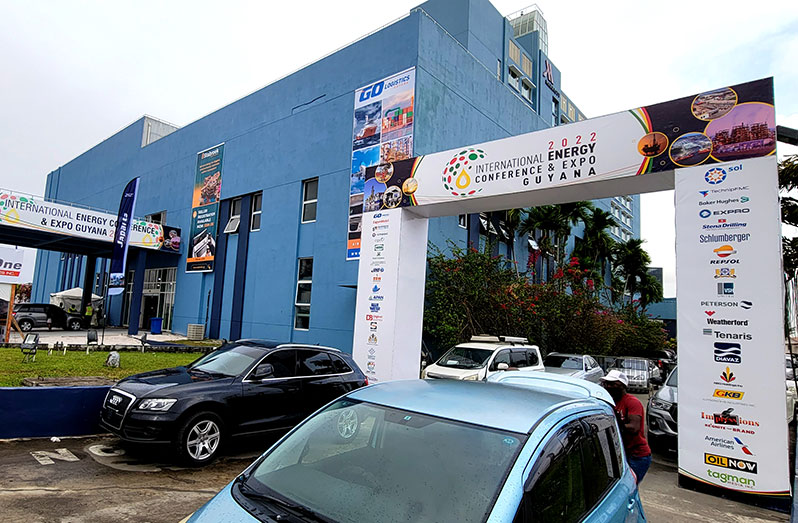 The entrance to the Expo (Adrian Narine photo)