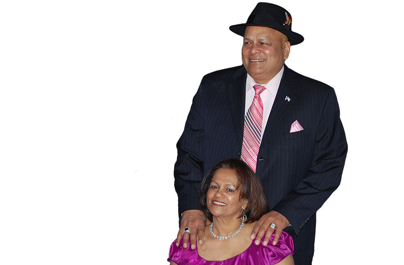 George Subraj (deceased) with his wife Gloria