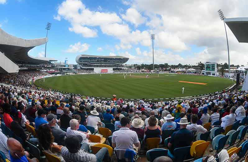 Fans at the Kensington Oval