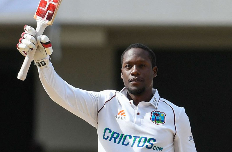 Nkrumak Bonner's century was his second in Tests. Both have come at the Sir Vivian Richards Stadium
