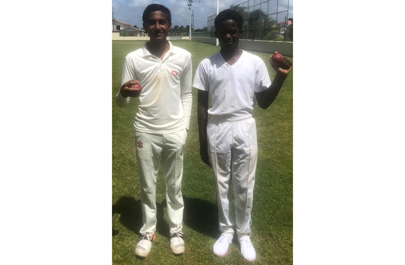 Dhanesh Persaud (left) and Brandon Henry