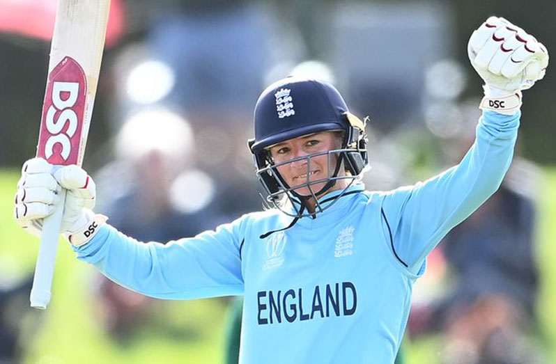 Danni Wyatt's century helped England trounce South Africa by 137 runs in Christchurch