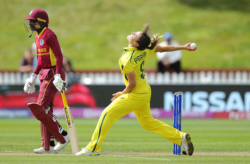 Ellyse Perry claimed the first three Windies wickets (Getty)