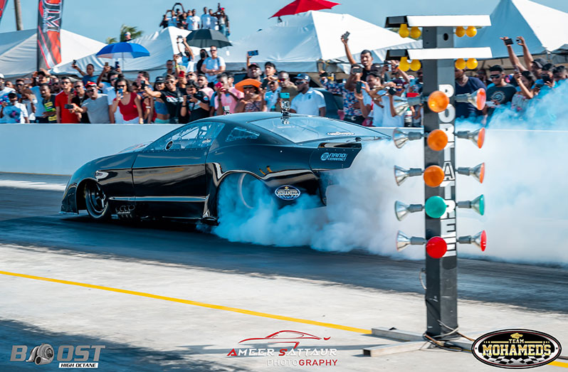 Team Mohamed’s Pro-Mod drag car (Ameer Sattaur photo)