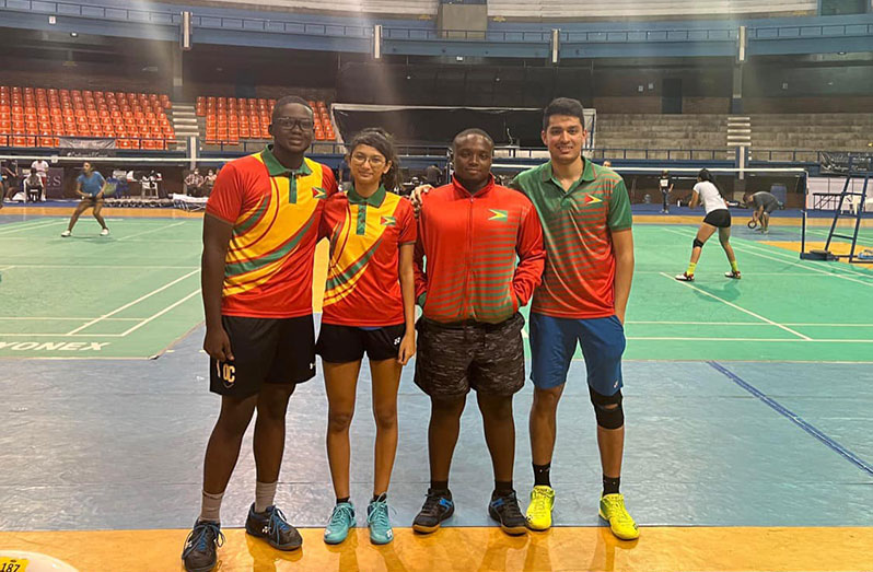 The four players who are representing Guyana in El Salvador