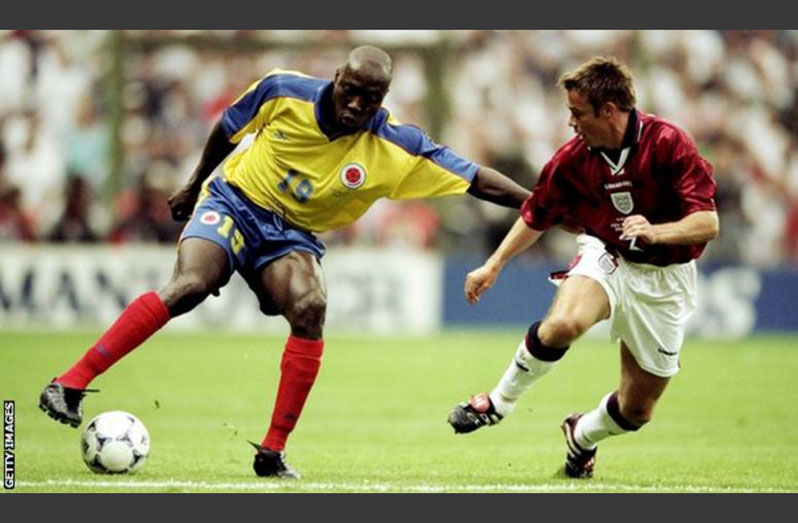 Freddy Rincon (left) was part of Colombia's 'golden generation' reaching three successive World Cups in the 1990s