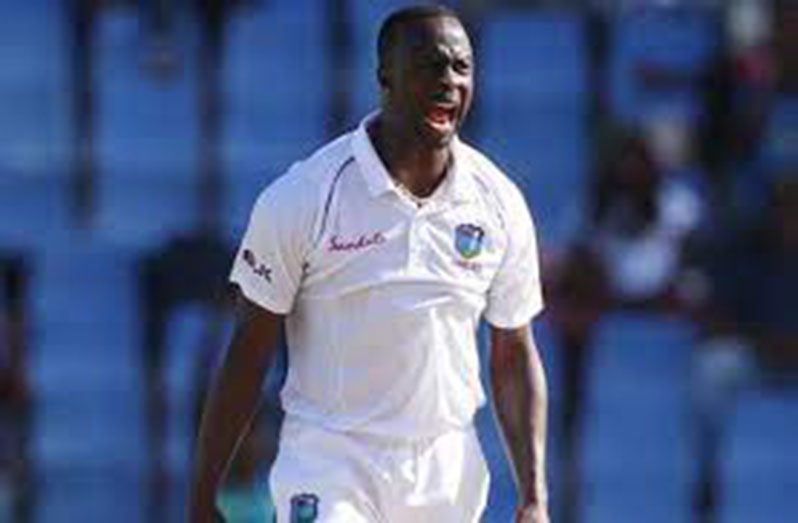 West Indies seamer Kemar Roach.
