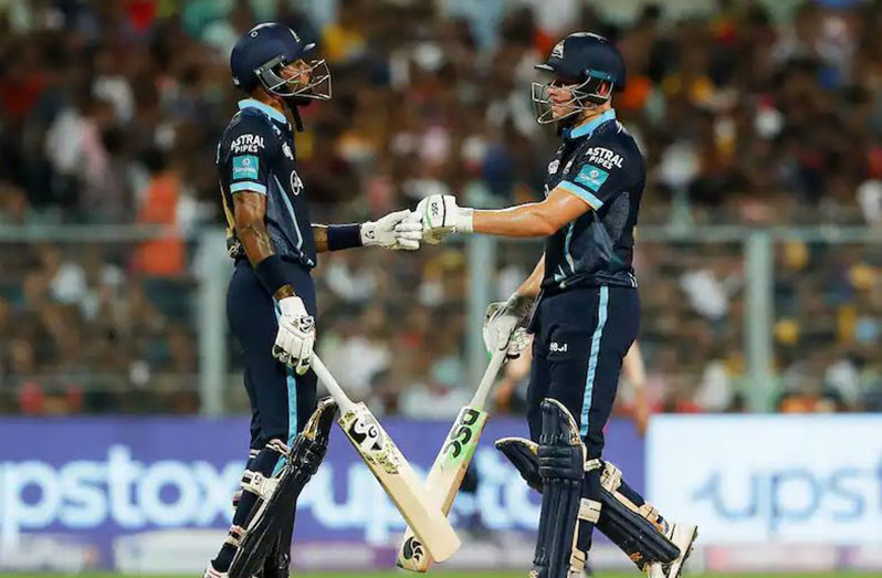 David Miller (68 not out) and Hardyk Pandya (40 not out) added an unbeaten 106 off 61 balls to carry GT to the final