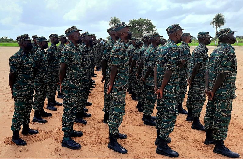 Some of recruits during the course opening (GDF photo)