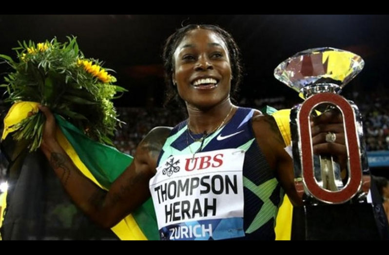 Triple gold medallist Elaine Thompson-Herah