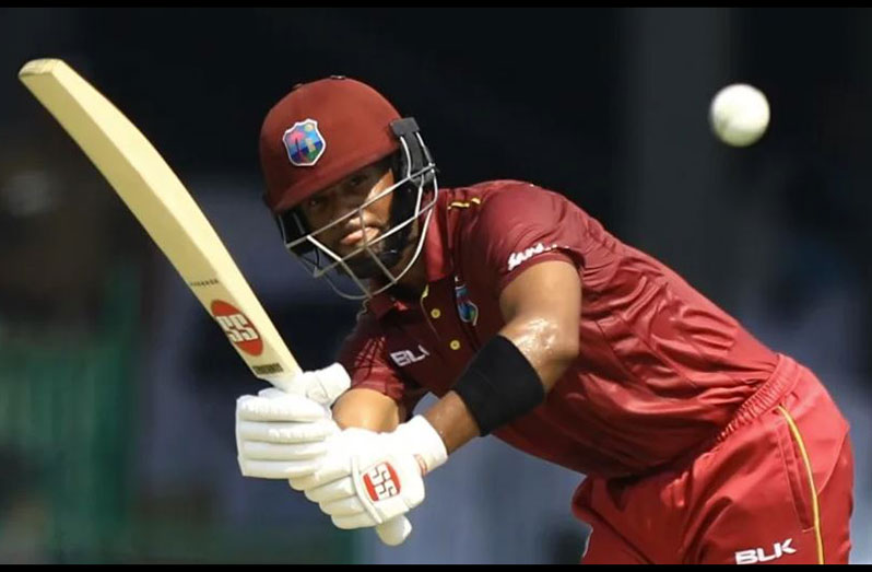 Shai Hope registered his 11th ODI century (AFP via Getty Images)