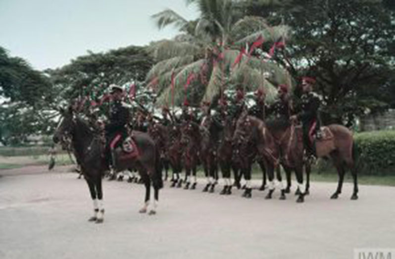 Flashback: Ranks of the then British Guiana Police Force (Guyana Police Force photo)
